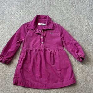 Vineyard Vines Kids Dress in Magenta
